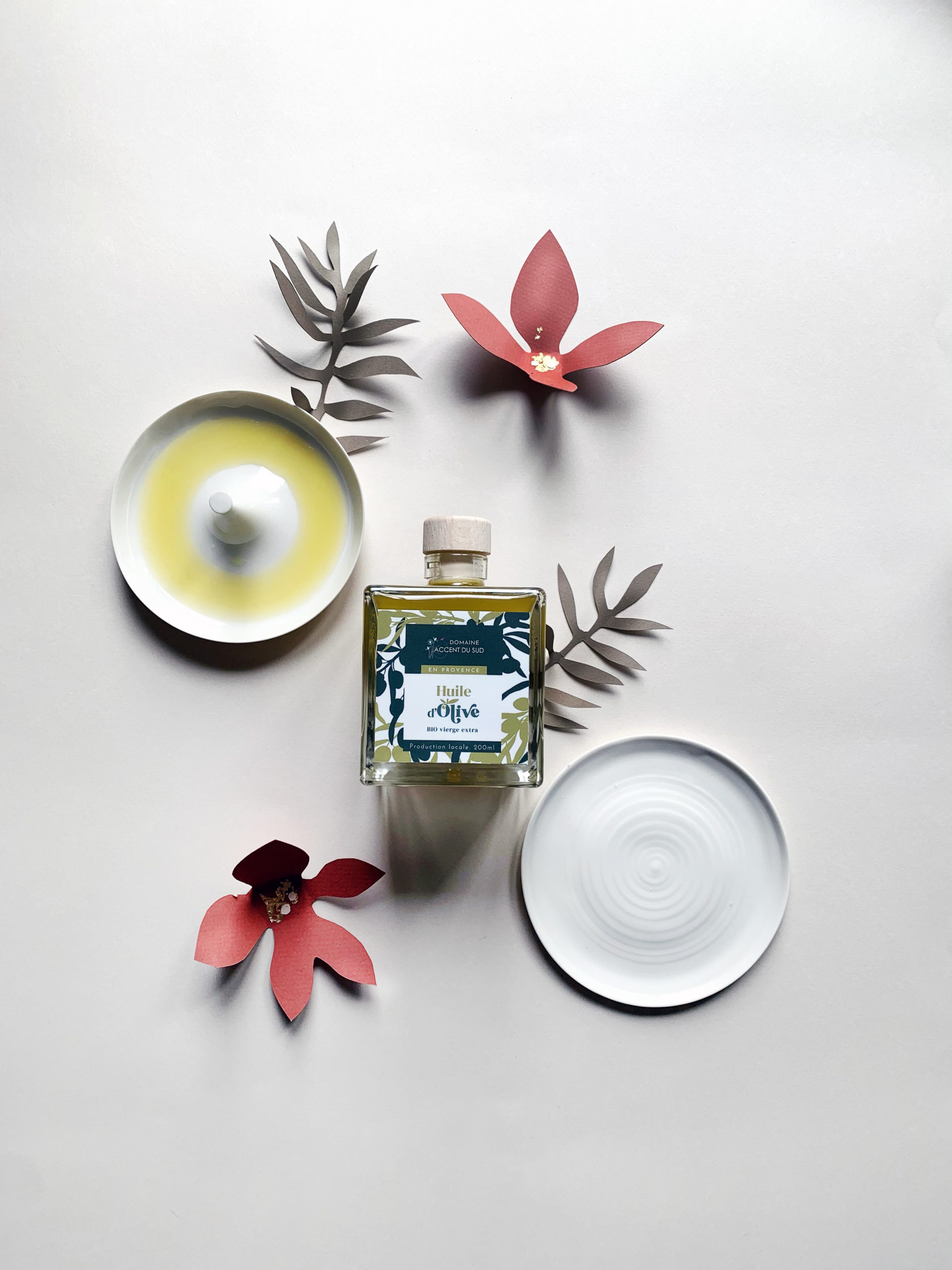 Packaging / étiquette huile d'olive