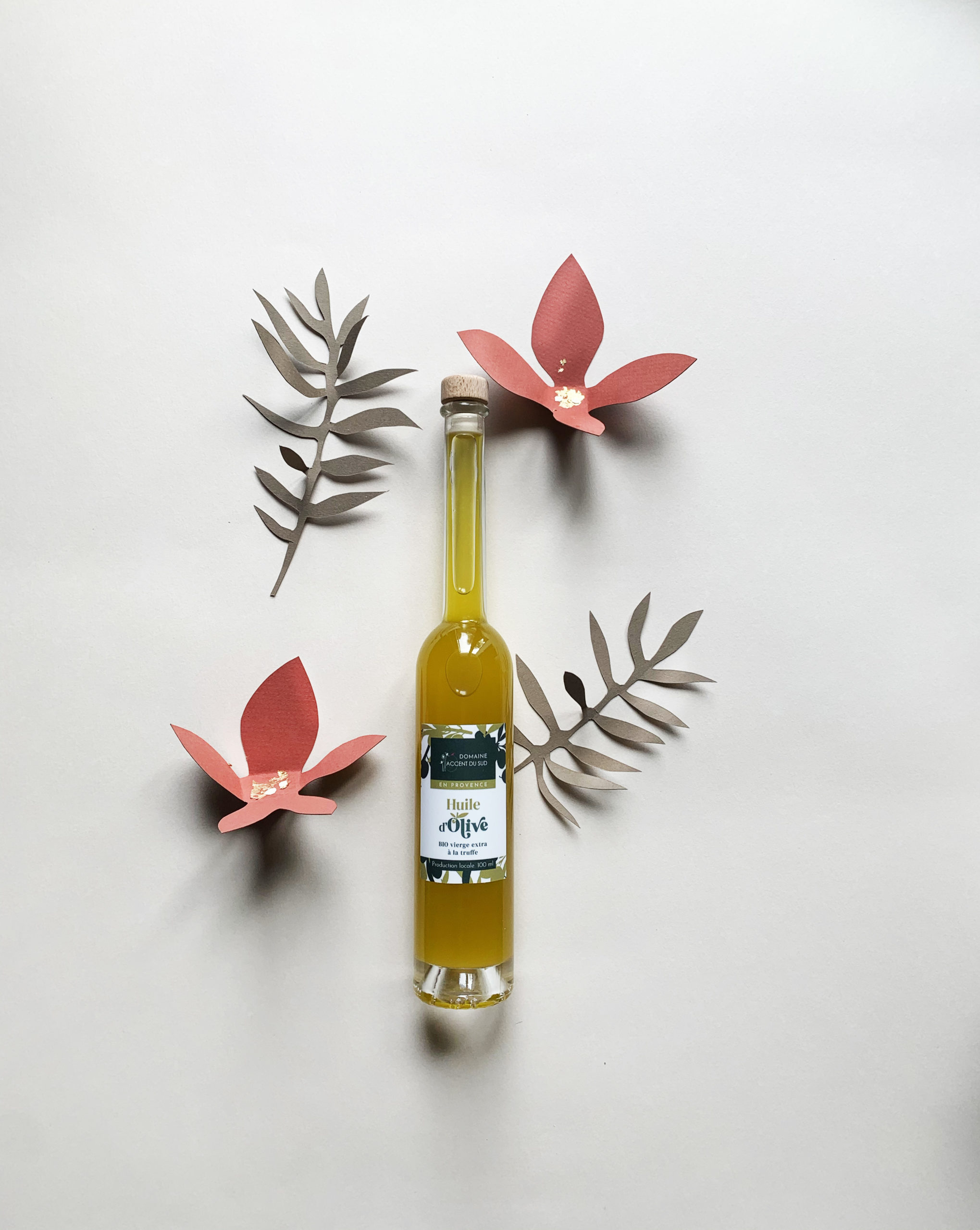 Packaging / étiquette huile d'olive